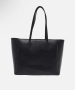 Оригинална черна Чанта BOSS Numah Leather shopper, снимка 4