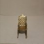 Винтаж бронзов метален Windsor Викториански  и миниатюрен декор за люлеещ се стол