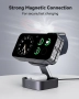 Keepro 3 в 1 безжична зарядна станция за iPhone, магнитна, преносима, MagSafe, снимка 4