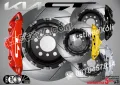 KIA GT надписи за капаци на спирачни апарати, снимка 1