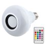 LED крушка, С bluetooth и говорител, 12W, E27, снимка 1 - Bluetooth тонколони - 40730677