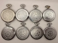Лот съветски джобни часовници – Молния, СССР, военни и юбилейни капаци, снимка 5