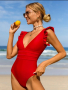 Модерен дамски бански, снимка 1 - Бански костюми - 44524354