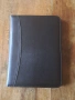 папка за документи луксозна кожена черна малка A5 , снимка 1