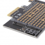 Адаптер PCI Express PCIE to M2 Adapter NVME SATA, снимка 5