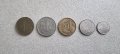 Монети. Финландия. 10 , 20, 50  пени и 1 марка. 5 бройки. , снимка 1 - Нумизматика и бонистика - 41337771