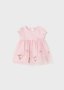MAYORAL Нежна рокля с тюл за бебе - размер 0-3м., снимка 1 - Бебешки рокли - 44287293