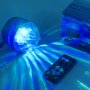 Usb Цветна Aurora Въртяща се магическа топка Сцена Ktv Хотел Лазерна лампа Прожекционна светлина , снимка 2