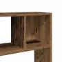 vidaXL Шкаф за книги/разделител на стаи Старо дърво 105x24x102 cm, снимка 7