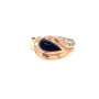 Златен дамски пръстен 6,14гр. размер:56 14кр. проба:585 модел:18248-1, снимка 1 - Пръстени - 41564836
