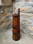 Соц Стара Дървена Буталка За Разбиване На Домашно Масло., снимка 3