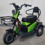 Двуместна електрическа триколка MaxMotors Pudding 1200W-48V-20Ah-GREEN, снимка 2