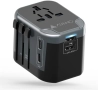Нов Универсален адаптер за пътуване с 4 USB порта – 150+ държави Travel Plug , снимка 1