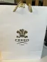 Празна бутикова подаръчна торба Creed - бяла 31x21cm торбичка, снимка 7