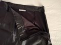 Дамска къса кожена пола с висока талия и колан р-р 34 и 38 (XS и M), снимка 12