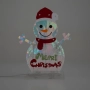 LED светещ снежен човек Merry Christmas, снимка 3