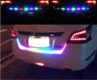 Многоцветна RGB Стоп LED светеща сигнална лента за багажник на кола мигачи стопове задни светлини, снимка 5