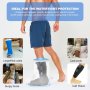 YUNCHI Водоустойчив калъф за крака за възрастни за душ, XL, снимка 6
