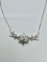 Сребърно колие с мойсанит (Диамант) 1 карат, снимка 6