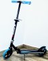 Тротинетка, скутер, Голяма тротинетка с големи гуми, колела 200мм за деца, възрастни, сгъваема 200mm, снимка 14