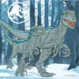 Детски комплект Jurassic World – албум и над 1000 стикера в куфарче, снимка 2