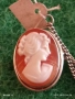 Сребърен авторски медальон камея която може да се носи и като брошка 52526 , снимка 5