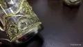 руски стакани подстакани филигран чаши за чай, снимка 4