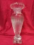 Кристална масивна висока ваза репродукция на Baccarat -Музея на стъклото 8 кг , снимка 9
