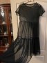 Черна нова плажна  дълга прозрачна тюлена тюл рокля , снимка 5