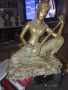 Много стара бронзова статуетка, снимка 9