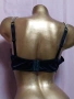 Ulla Popken 110 D Черен сутиен с бродерия , снимка 4