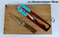 Комплект стоманени касапски ножове 4 части, снимка 5