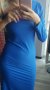 Нова дълга рокля в синьо за повод - 32.00лв., снимка 3