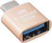 Преходник Earldom USB 3.0 F - Type-C OTG, снимка 1 - USB кабели - 41705736
