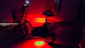 Електрическа триколка с лед осветление и равна платформа , снимка 6