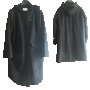 pluz by etage - черно палто с бродерия, снимка 1 - Палта, манта - 33889794