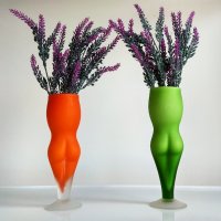 Артистични,стъклени,нови ,вази "Афродита", снимка 2 - Вази - 34847749