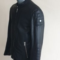 Hugo Boss HUGO Jendricks Leather Jacket Mens Size М ОРИГИНАЛ! Ест. кожа!, снимка 14 - Якета - 42214072