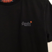 Разпродажба! Мъжка тениска Superdry orange label черна/ Оригинална, 100% памук, снимка 8 - Тениски - 36153911