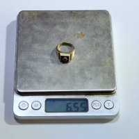 Златен пръстен 14к / 6,55гр, снимка 3 - Пръстени - 41638034