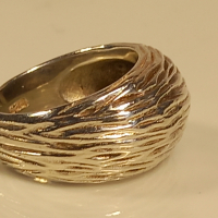 масивен сребърен пръстен , снимка 9 - Пръстени - 44596034