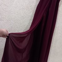 Дълга Бална рокля цвят бордо размер S, снимка 6 - Рокли - 44344056