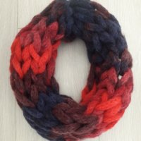 Ръчно плетен шал, снуд, нов, различни цветове , снимка 10 - Шалове - 39190774