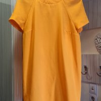 Оранжева къса рокля, снимка 1 - Рокли - 41827942