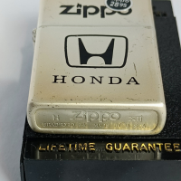 Стара запалка бензинова Zippo lighter Honda Хонда Usa H XII, снимка 6 - Други ценни предмети - 36160723