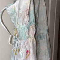 Нова разкошна XL елегантна ежедневна удобна рокля флорален десен нежни цветя , снимка 15 - Рокли - 41674883