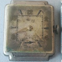 Ретро часовник. Vintage watch. Military. Tank. DAEMONT antimagnetic 15 jewels. Swiss made. Мъжки, снимка 2 - Антикварни и старинни предмети - 40601266