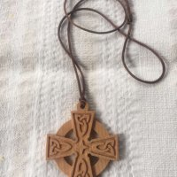 Келтски кръст равностранен 6,5х6,5см., снимка 2 - Колиета, медальони, синджири - 41457143