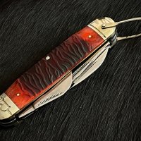 Сгъваем колекционерски ловен нож (Tiger Stripe)., снимка 4 - Ножове - 41224441