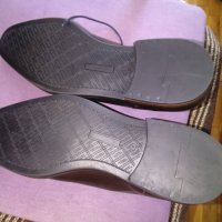 Paul Hunter маркови обувки естествена кожа UK10.5-11 EU №45 295cm стелка чисто нови, снимка 8 - Официални обувки - 41577159